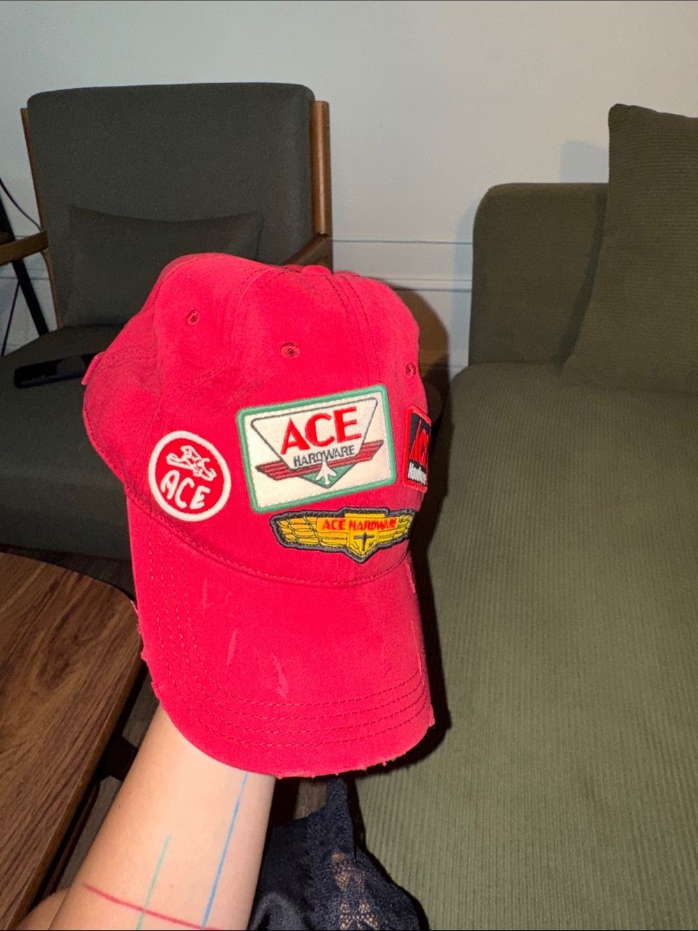 Urban Outfitters Kids Red Patch Cap